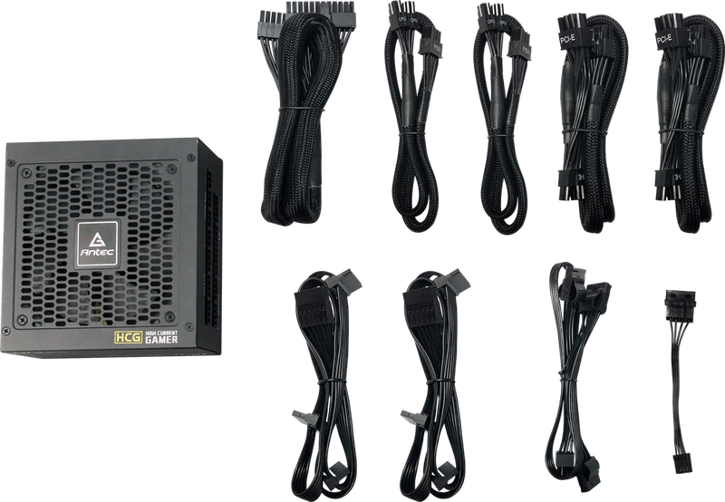 Antec HCG-750 Gold High Current Gamer 750W 80 Plus Gold Certified Fully-Modular Desktop Power Supply