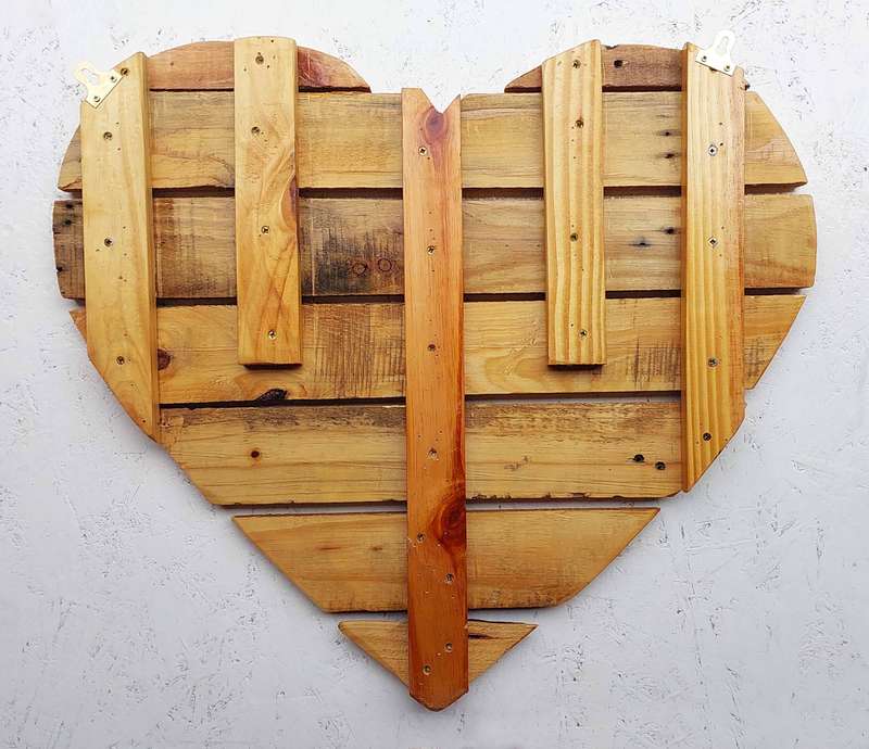 Wood Heart Decoration / Trellis
