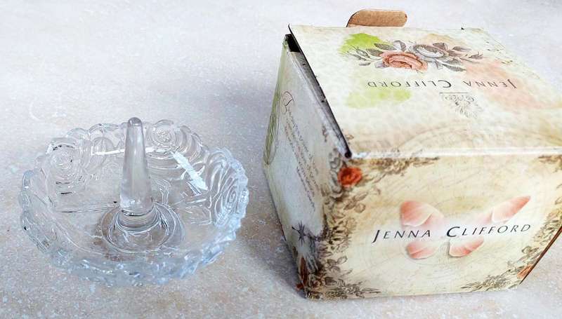 Crystal Ring Holder (trinket tray) (jewelry organiser)