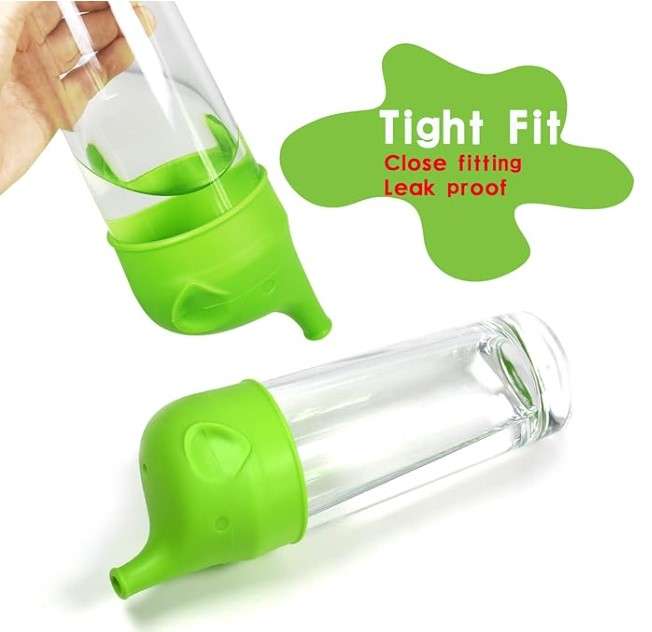 Elephant Silicone Sippy Cup Lids  2-Pack