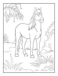 Horse Coloring Book - Ebook