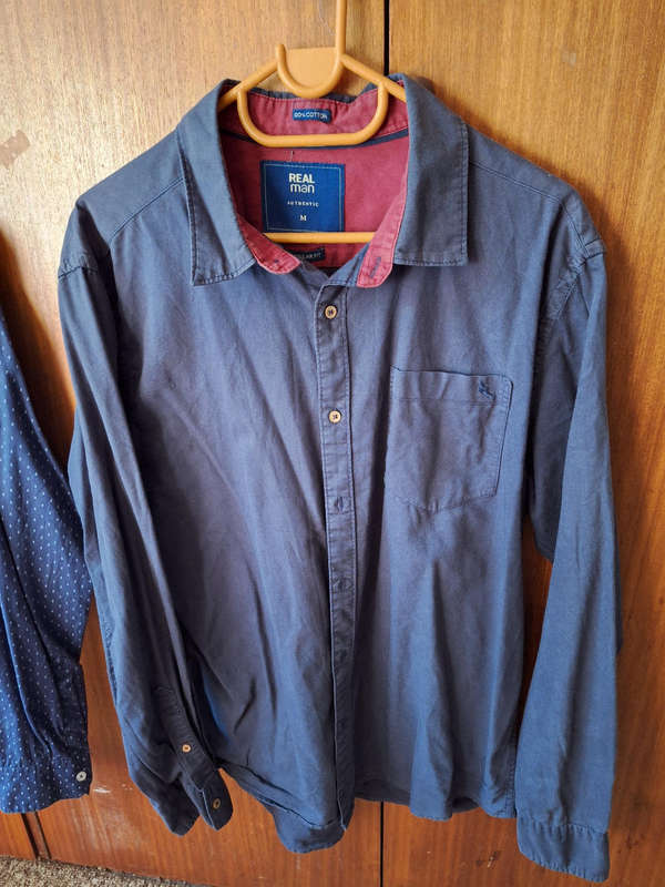Mens shirts x2 Combo Deal Blue+