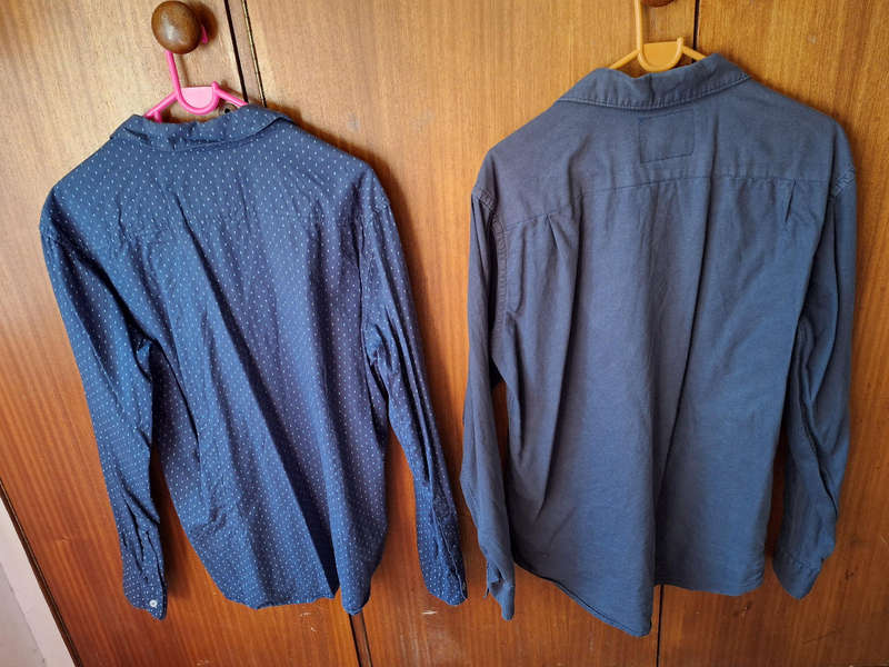 Mens shirts x2 Combo Deal Blue+