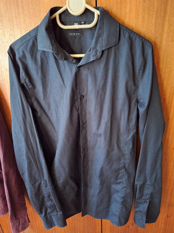 Mens shirts x2 Combo Deal Black+