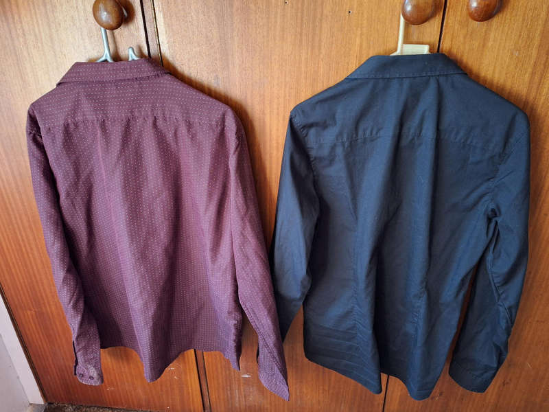 Mens shirts x2 Combo Deal Black+