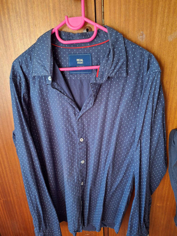 Mens shirts x2 Combo Deal Blue+