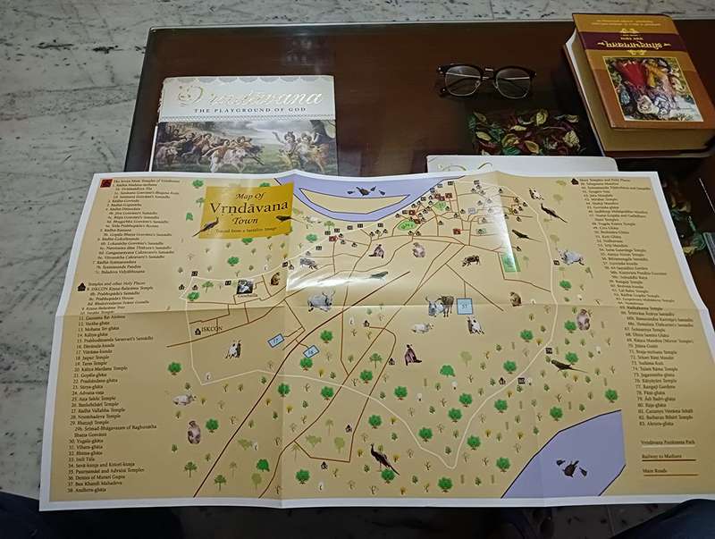 Book: Vrindavana The Playground of God (Hardcover, coffee table format, New)