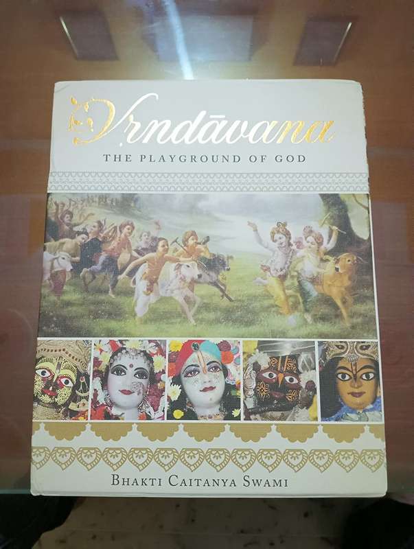 Book: Vrindavana The Playground of God (Hardcover, coffee table format, New)