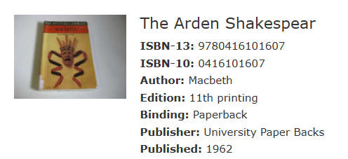 Macbeth.  Edited by Kenneth Muir