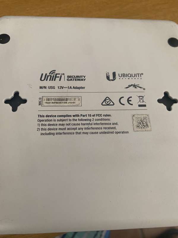 Ubiquiti Networks USG Unifi Security Gateway Router/Firewall