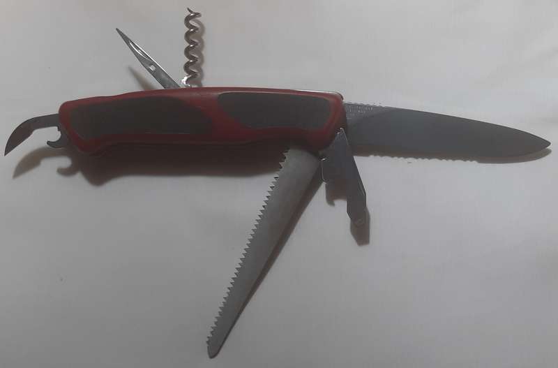 Wenger Swiss Army knife 111mm Ranger model 55 Discontinued VG Condition