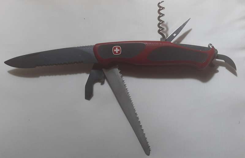 Wenger Swiss Army knife 111mm Ranger model 55 Discontinued VG Condition