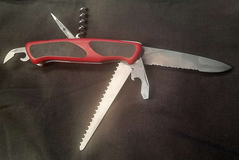 Wenger Swiss Army knife 111mm Ranger model 55 Discontinued VG Condition