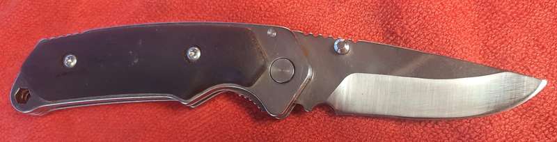 Buck 279  Black lock back Alpha Hunter