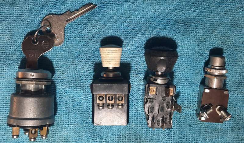 VW beetle switches as per pictures
