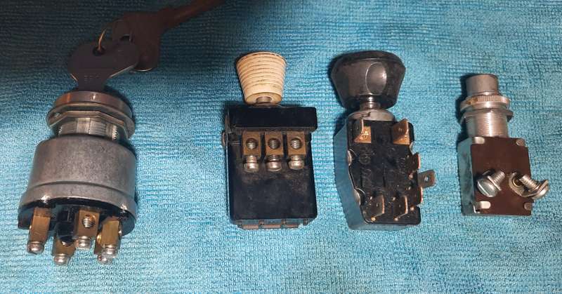 VW beetle switches as per pictures
