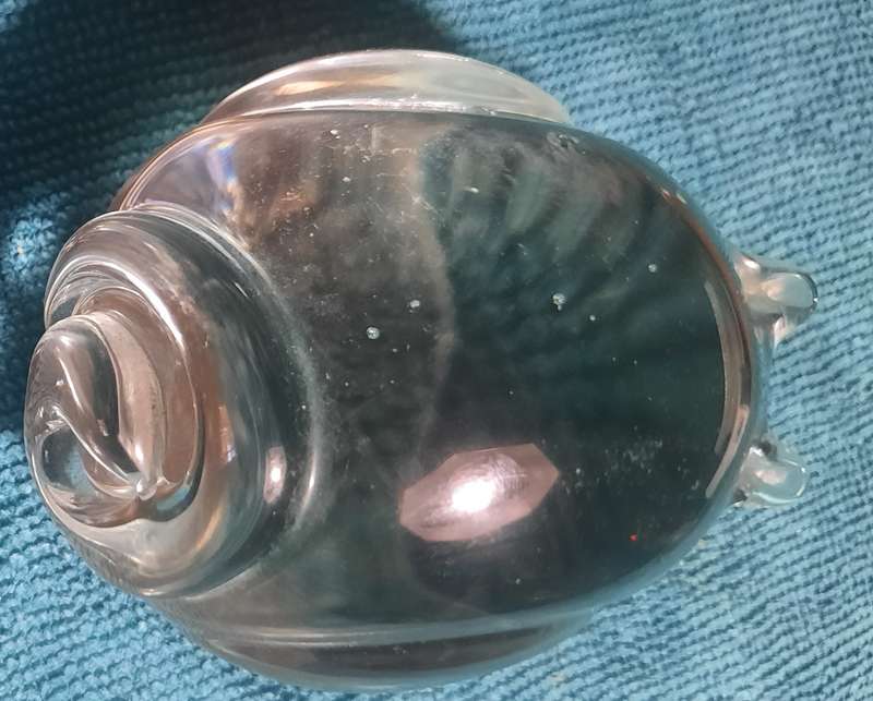 Paper Weight Glass Mouse  Length 11 cm x Hight 6  Width 6.5 cm Weight 445 Gram