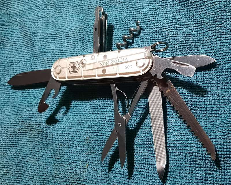 Victorinox - Ranger with Silver tech Scales