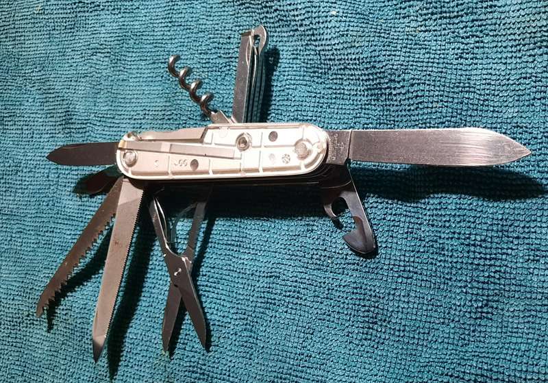 Victorinox - Ranger with Silver tech Scales