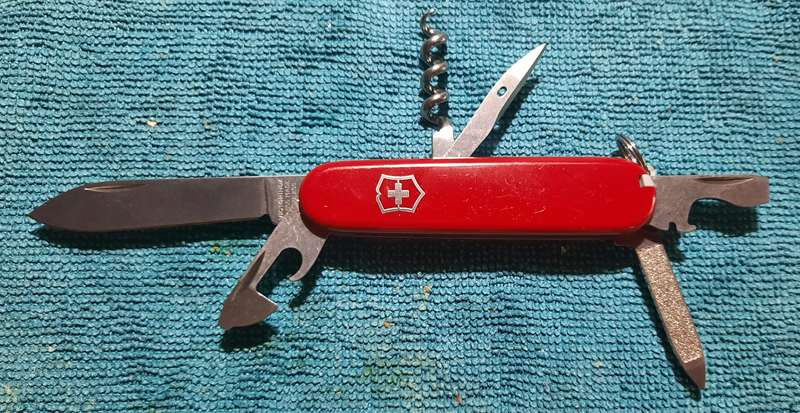 Victorinox Swiss Army Knife -  Sportsman Red Scales