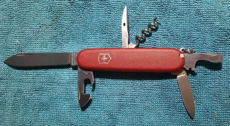 Victorinox Swiss Army Knife - Spartan Red Nylon Scratch Proof Scales