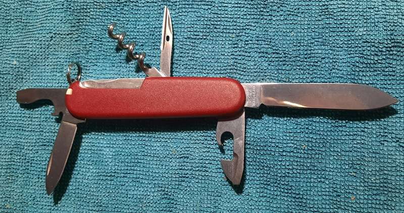 Victorinox Swiss Army Knife - Spartan Red Nylon Scratch Proof Scales