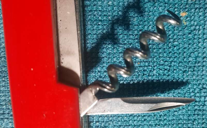 Victorinox - Swiss Army Knife Victoria 91 mm Name unknown Rare 5 grooved cork screw
