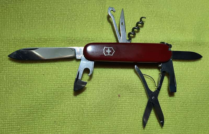 Victorinox Swiss Army Knife -  Climber  Red   Scales