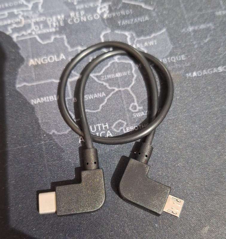 90 Degree MicroUSB to TypeC cable