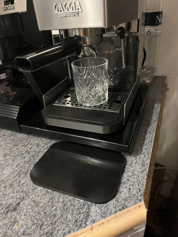Gaggia Classic Pro custom drip tray