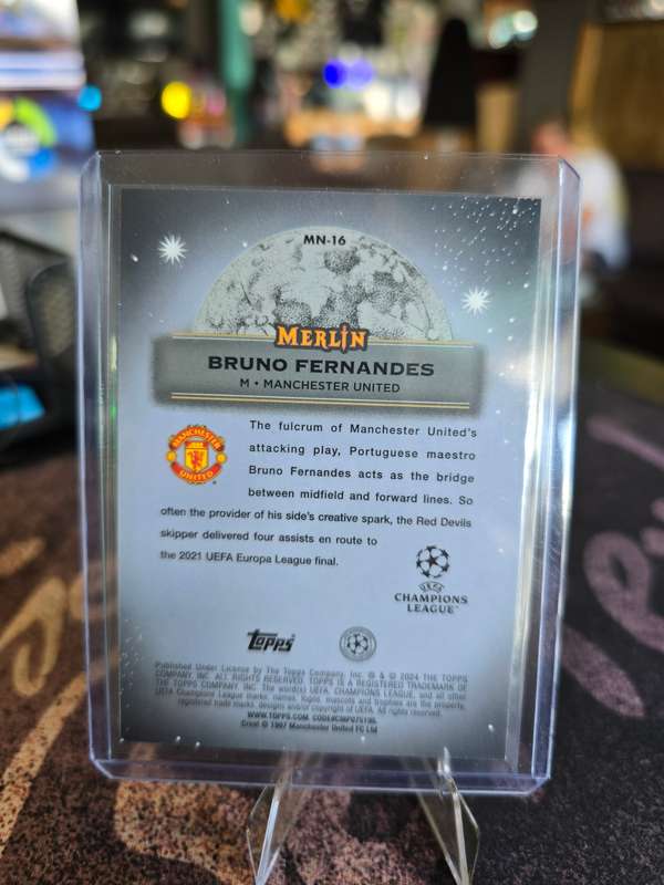 2024 Topps Merlin - Bruno Fernandes - Mystic Nights #MN-16