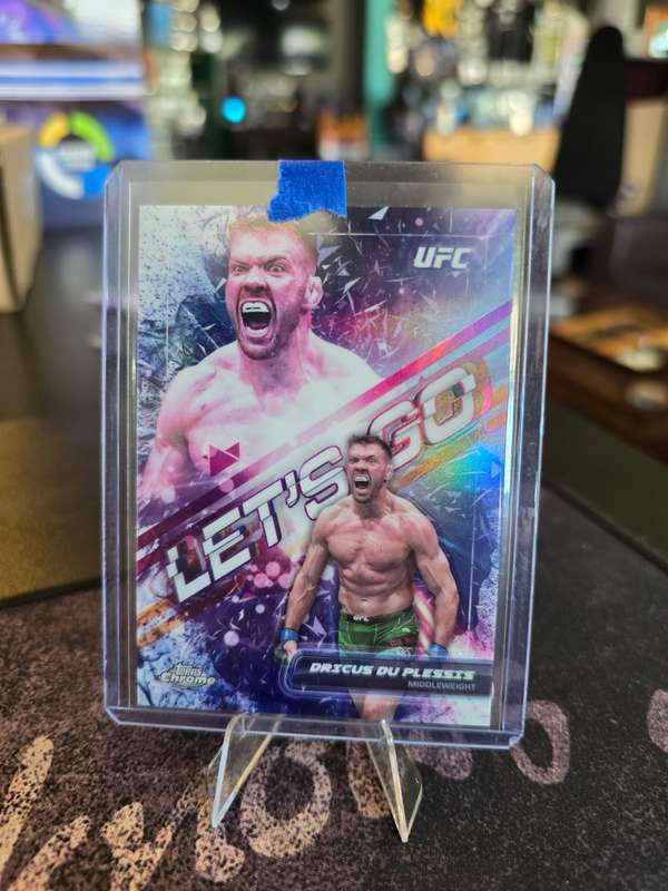 2024 Topps Chrome UFC Dricus Du Plessis - Lets Go - Case Hit
