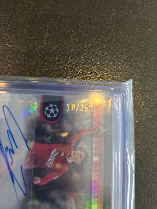 Alejandro Garnacho - 23/24 Topps Museum Momentous Material Jumbo Auto 18/25 Manchester United