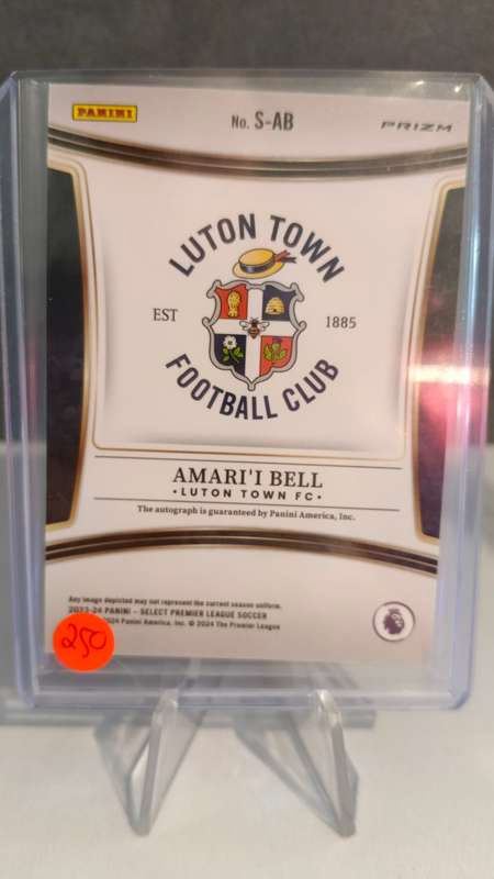 2023-2024 Panini Select Prizm Amari'i Bell Auto Silver RC #S-AB