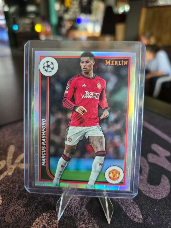2024 Topps Merlin UCC - Marcus Rashford - Manchester United - Refractor #80