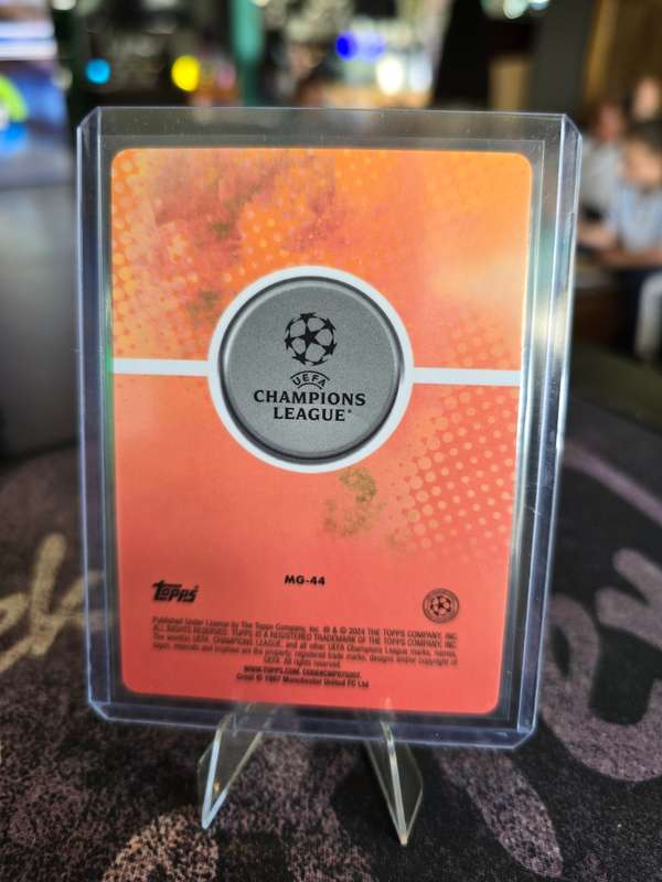 2024 Topps Merlin's Gamers - Marcus Rashford Manchester United - Lightning Green #MG-44 SP