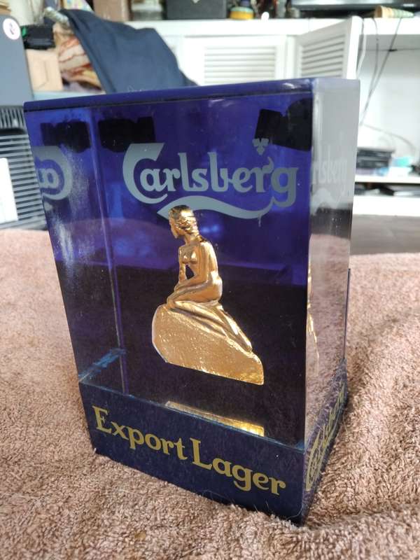 Carlsberg Export Mermaid Lorelei Beer Tap Beer Font Pump Display