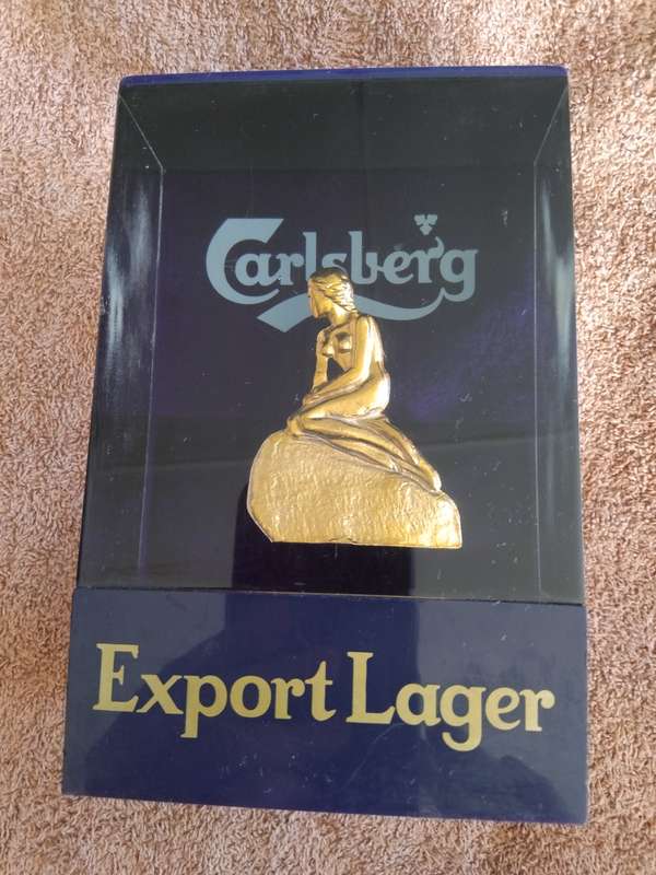 Carlsberg Export Mermaid Lorelei Beer Tap Beer Font Pump Display