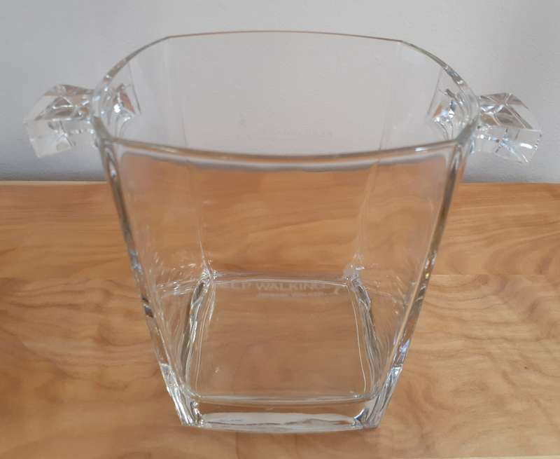 Johnny Walker - Scotch Whiskey Glass Ice Bucket - Keep Walking