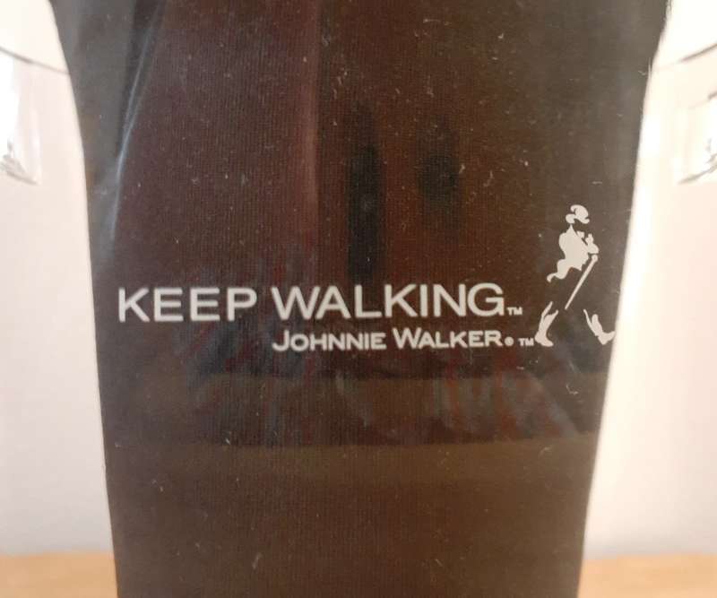 Johnny Walker - Scotch Whiskey Glass Ice Bucket - Keep Walking