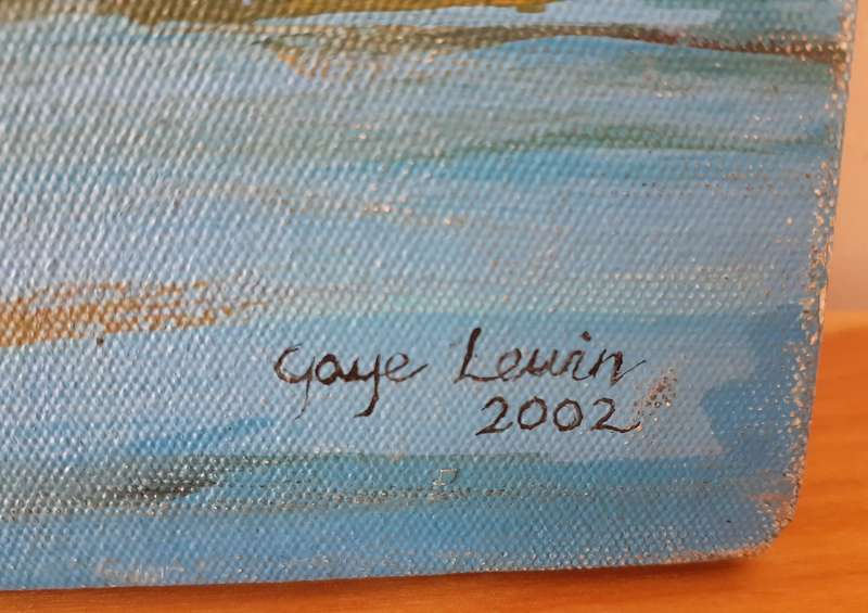 Cape Town Water Front "Quay Four" Oil Painting by SA Artist Gaye Lewin.