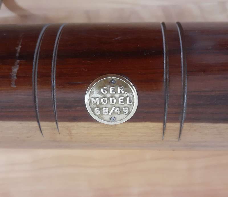 Rare Voortrekker Monument Inauguration Tambotie Coat Rack, dated 1949