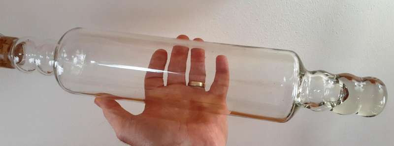 Vintage Pyrex Glass Rolling Pin (c. 1950's - 1960's)