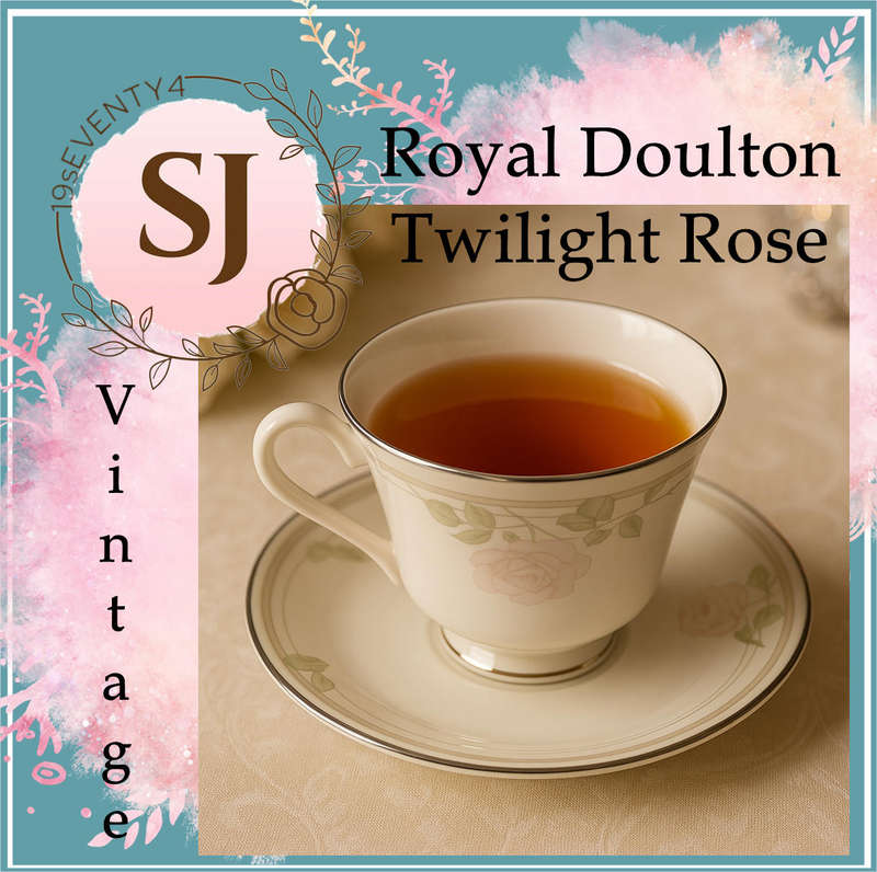 Royal Doulton Twilight Rose  | Cup & Saucer |
