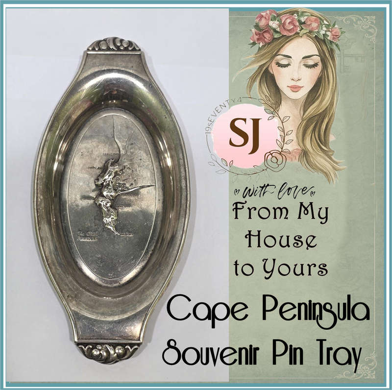 Vintage Cape Peninsula Souvenir Pin Tray | Metal  Possibly Silver Plated