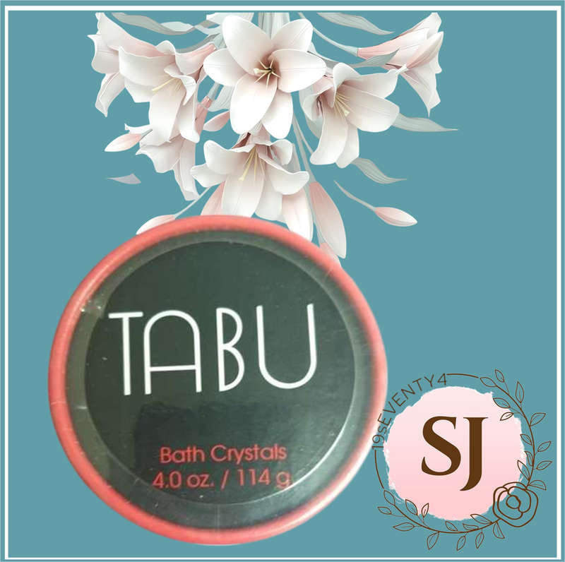 Vintage TABU DANA TABU BATH CRYSTALS
