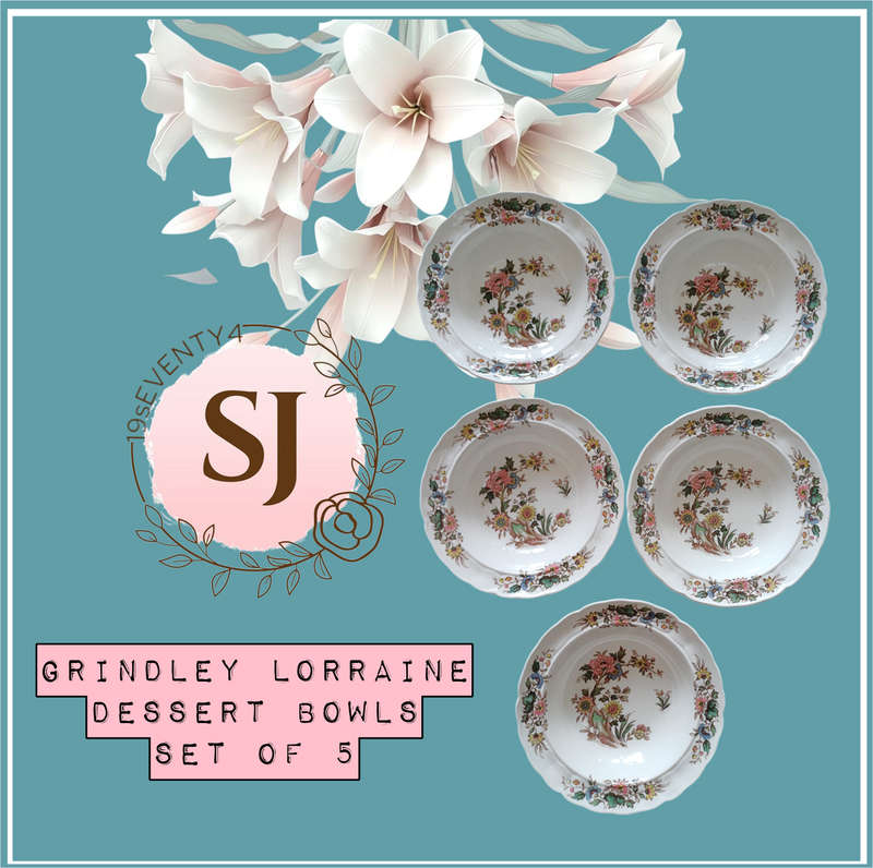 Lorraine by Grindley | 5 Small Bowls |