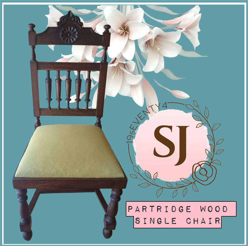 Partridge wood single Chair