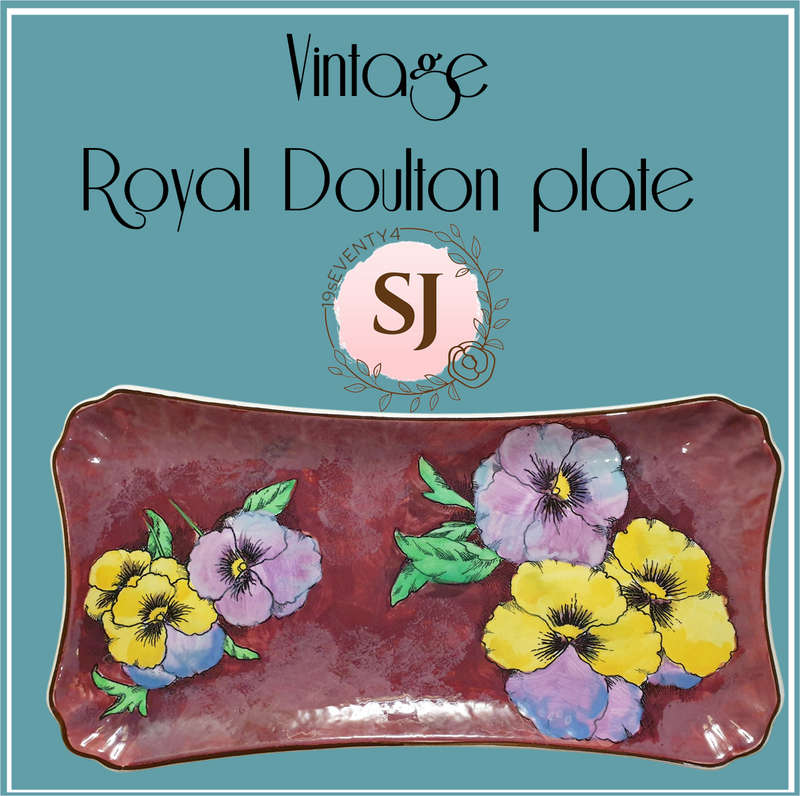Vintage Royal Doulton plate