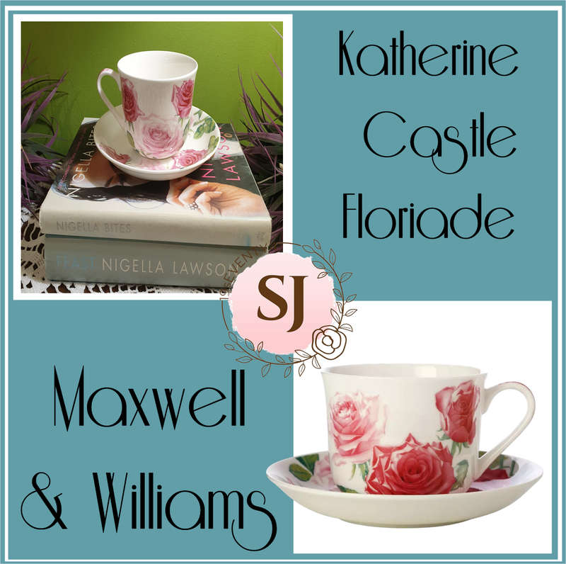 Maxwell & Williams Katherine Castle Floriade Breakfast Cup & Saucer 480ML Roses